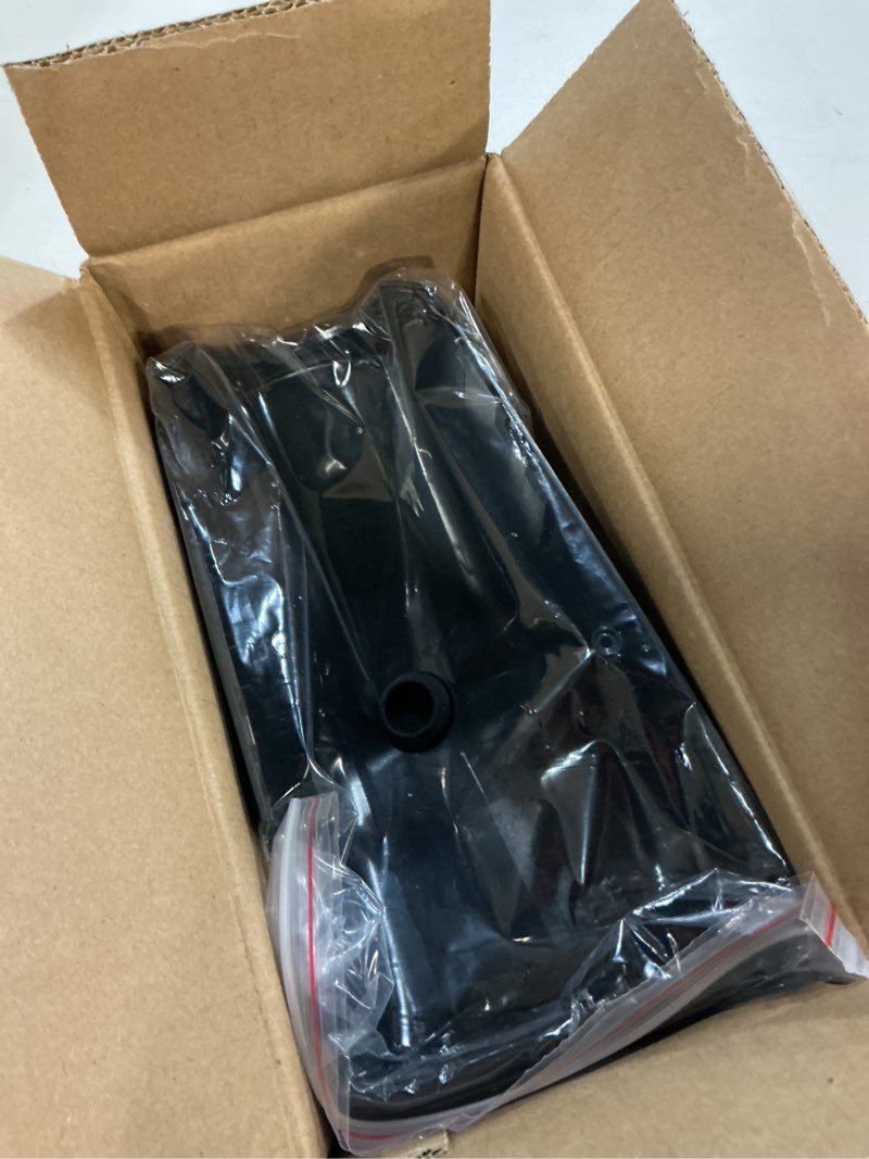 Condition photo showing New/Like New for 643922 right rv awning motor cover for lippert components and solera camper trailer awning, rv regal drive head front covers, regal head cover drive front end cap for lippert components, black