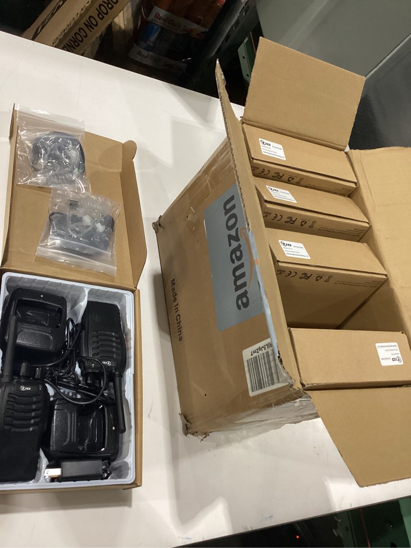 Condition photo showing Good Condition for TIDRADIO Walkie Talkies for Adults Long Range, Frequency Copy, Rechargeable Two Way Radios with Secret Service Earpiece, 16CH Portable Flashlight VOX for Business Family TD-V2 (10 Pack,Black)