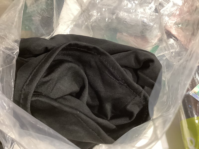 Condition photo showing Good Condition for hemmotop 7.2 ft black arch backdrop cover (no arch stand), double-sided spandex arch covers stretchy backdrop for party, wedding, birthday, baby shower, reusable for balloon arches 7.2x4 ft (hxw) black