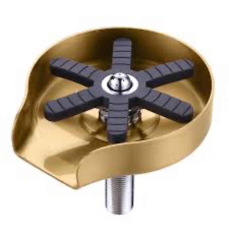 Glass Rinser for Kitchen Sink, Stainless Steel Quick Cleaning Cup Washer