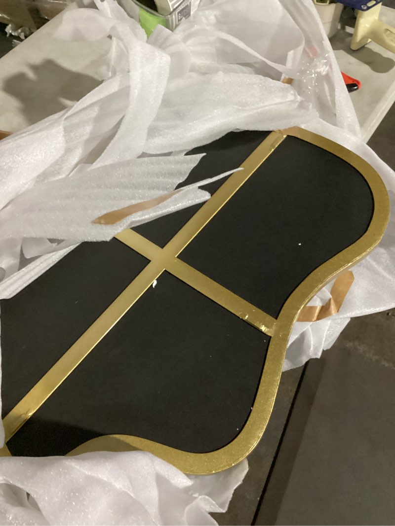 msumptu irregular wall mirror gold wave shaped metal framed wall mirror for bathroom bedroom entrywa