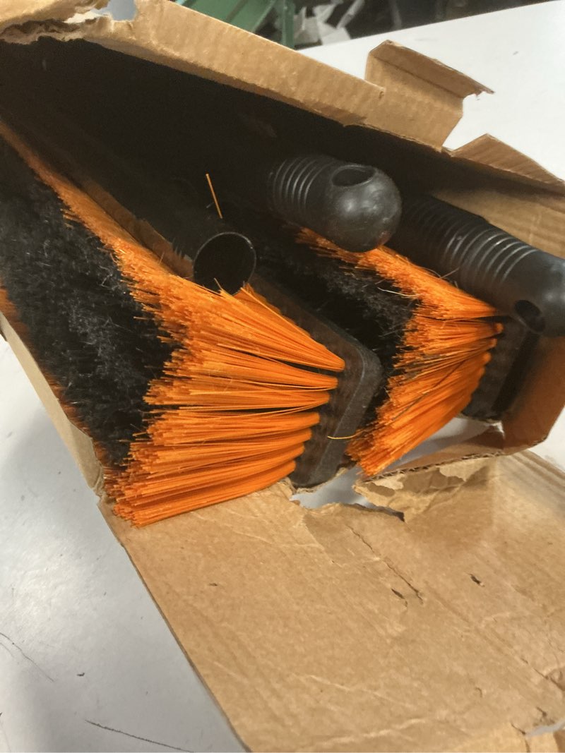 Condition photo showing Good Condition for PBHEPJ 24 Inchs Push Broom Outdoor Heavy Duty, Shop Broom with 60" Long Handle for Cleaning Outdoor or Indoor Tile, Garage, Shop, Deck, Concrete, Wood, Stone, Patio Floor, 2 Pack