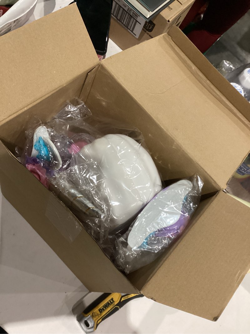 Condition photo showing New/Like New for Zeyune Unicorn Pumpkin Decorating Sets Thanksgiving Artificial Crafts 3 Reusable Unicorn Horns 3 Pumpkins with Eyelashes for DIY Baby Shower Fall Decorating(Pink, White and Purple)