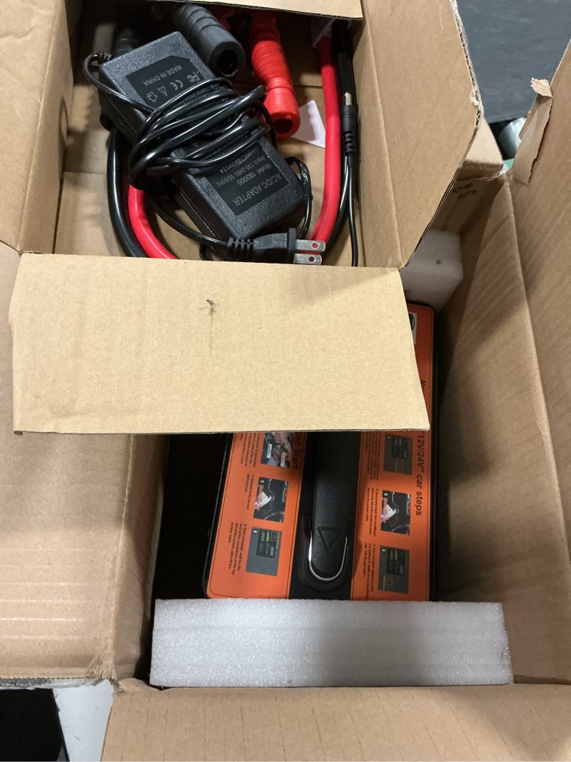Condition photo showing As Is for 10000A Jump Starter, 24V 155WH Car Jump Starter Battery Pack for All Gas & All Diesel Engine, Portable Truck Jump Starter, Power Station for Camping Essentials, Portable Power Bank (V10-1)