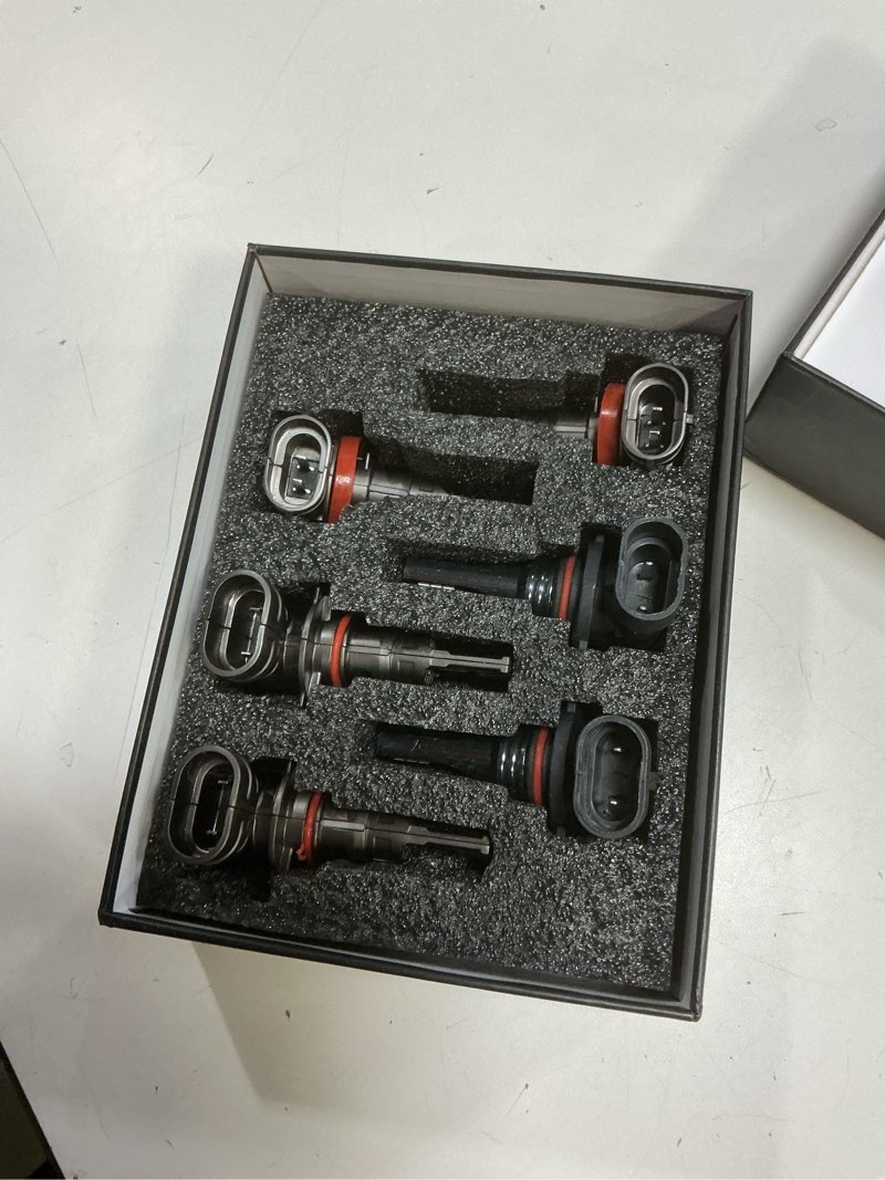 Condition photo showing New/Like New for for 2015-2023 Ford F150 FOG Lights Bulbs Combo, 6pcs Super Bright White Multi Beam and Fog Lights Blubs Package, 1:1 Size as Stock Bulbs, Plug and Play