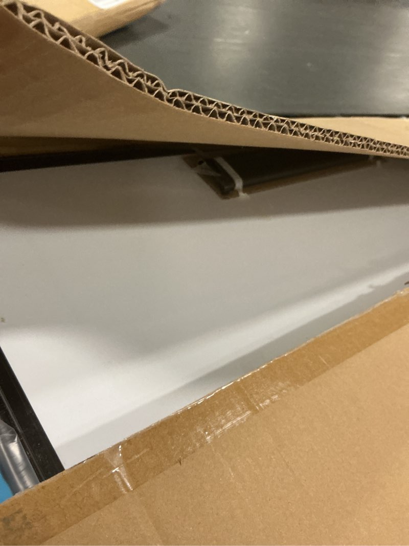 Condition photo showing Good Condition for Double-Sided Magnetic Whiteboard, 30" x 20" Dry Erase Board Black Aluminum Frame for Wall, White Board Dry Erase Marker Board for Kitchen, Memo, School, Home, Office Black 30'' x 20''