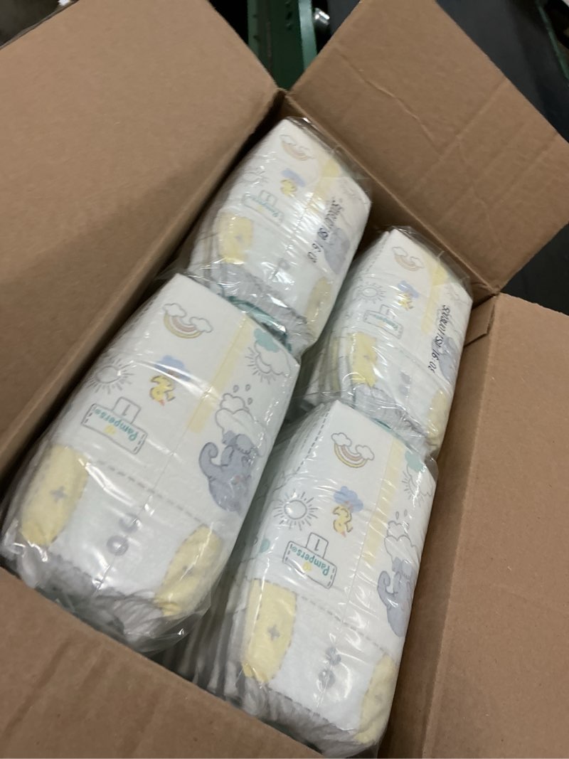 Condition photo showing Good Condition for Pampers Swaddlers Diapers, Size 1 (8-14 lbs), 96 Count, Absorbent, Keeps Baby Dry and Comfortable, Skin Safe Disposable Baby Diaper (Packaging May Vary) Size 1 96