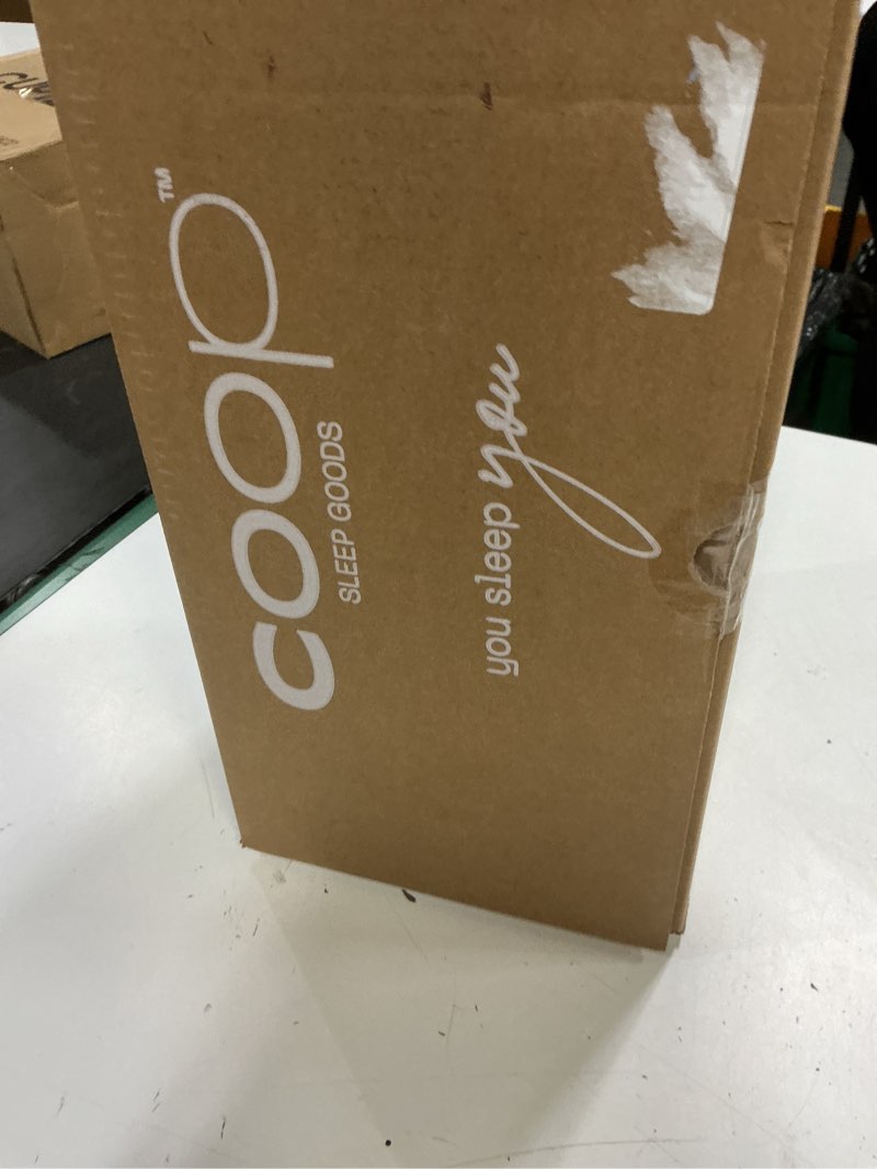 Condition photo showing New/Like New for coop home goods original adjustable pillow, queen size bed pillows for sleeping, cross cut memory foam pillows - medium firm back, stomach and side sleeper pillow, certipur-us/greenguard gold