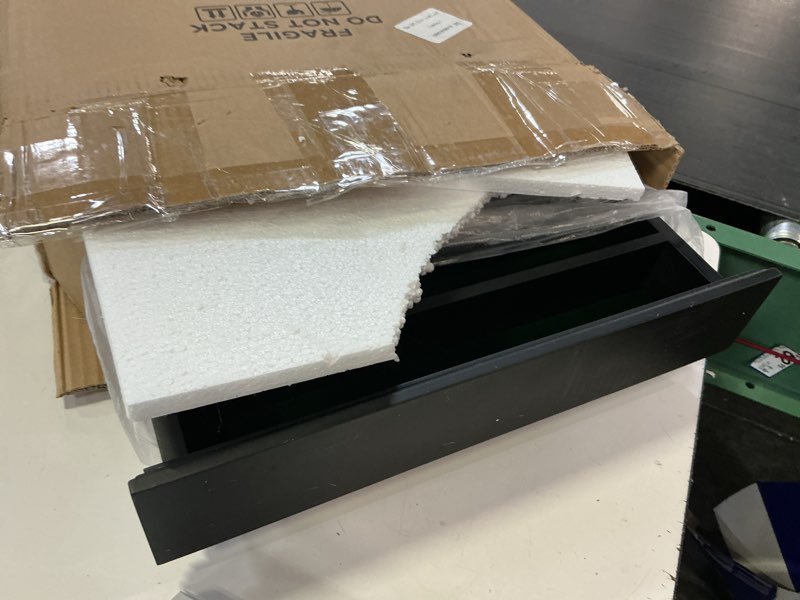 Condition photo showing Good Condition for 25 golf ball display case wall mounted,black,11.7x11.8 | golf ball holder with green velvet backing, anti-fall slots, no assembly needed for golf souvenirs & collectibles
