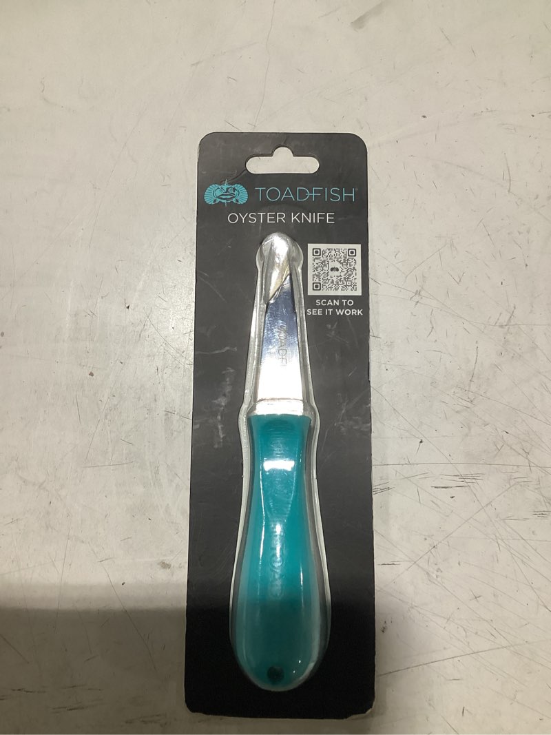 Condition photo showing New/Like New for toadfish put em back oyster knife - teal [1001]