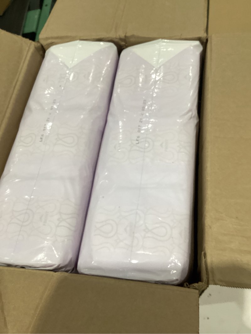 Condition photo showing New/Like New for poise incontinence & postpartum pads for bladder leaks, 6 drop ultimate absorbency, long length, 90 count, packaging may vary long 90