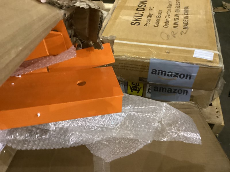 Condition photo showing As Is for VEVOR Hydraulic Shop Press, 6 Ton/13000lbs, H-Frame, 4-Hold Adjustable Height, with Movable Plates, for Garage or Professional Users, Orange