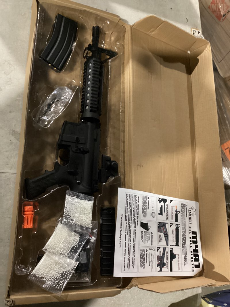 Condition photo showing Good Condition for EMERBU Pro-Grade Gel Splatter Ball Blaster M4A1 Upgraded by EMERBU - Metal and Nylon Body - 11.1V High Power - Metal Gearset - High Speed Motor - for Ages 15+ Adults