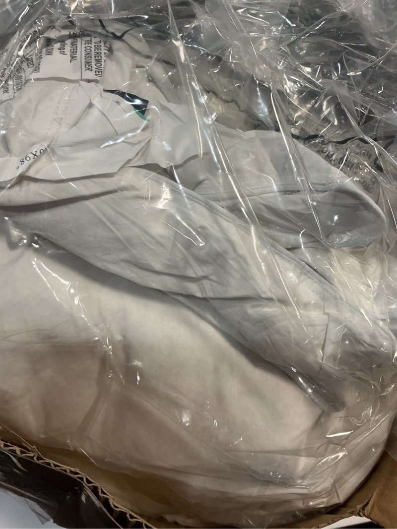 Condition photo showing Good Condition for APSMILE Oversized King Luxury 100% Organic Cotton All Season Down Feather Fibers Comforter, High Fill-Power Medium Warmth Duvet Insert (120x98, Ivory White) Oversized King Ivory White / Medium Warmth