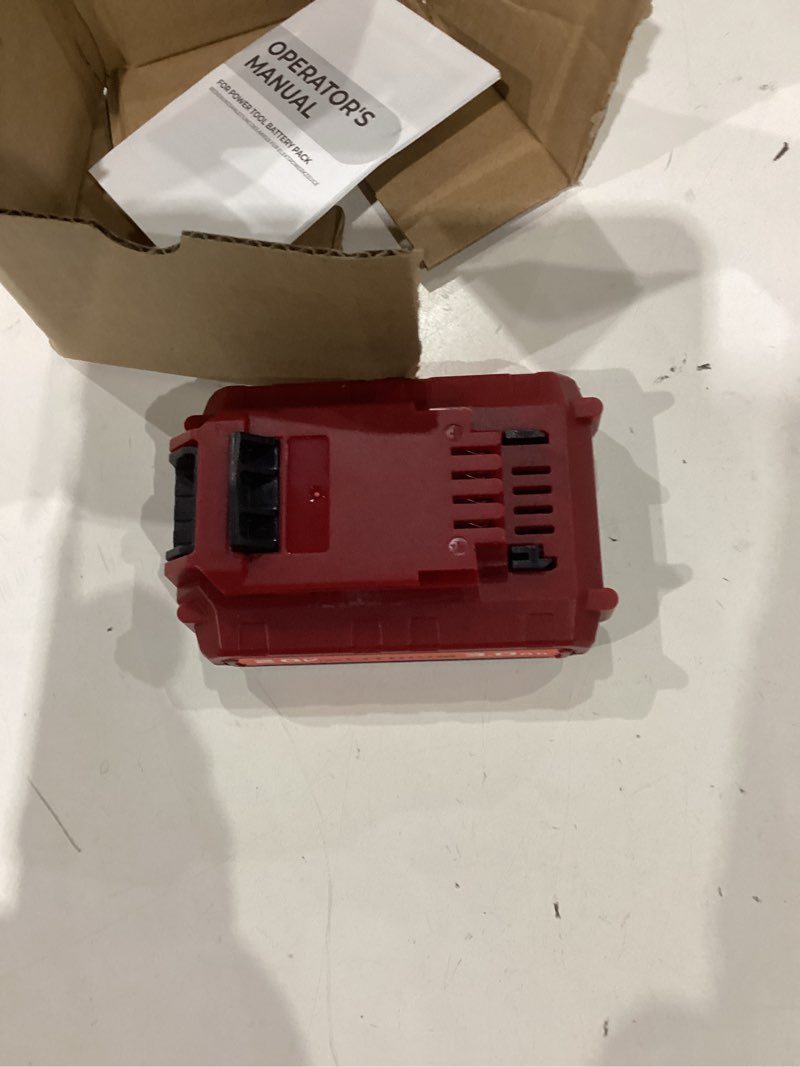 Condition photo showing Good Condition for 2Pack 3.0Ah PCC680L Replacement for Porter Cable Battery 20V Lithium Battery Compatible with Porter Cable 20V Battery PCC680L PCC682L PCC685L PCC685LP PCC700 PCC640 PCC601 20Volt Battery Tools