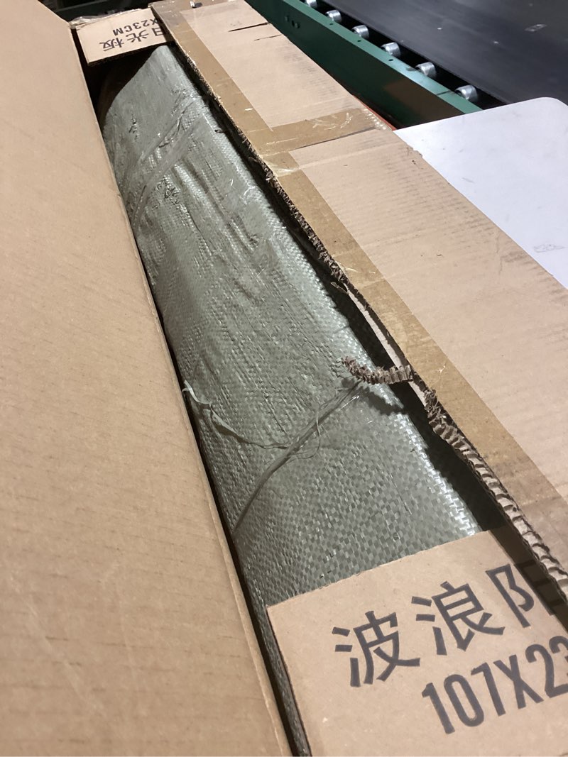 Condition photo showing Good Condition for 12 pcs 3'x 3.2' clear polycarbonate roofing sheet, splicable corrugated plastic uv resistant greenhouse shed canopy, transparent insulation day lighting panels, easy cut covering panel for outdoor clear 3.2x32.8ft