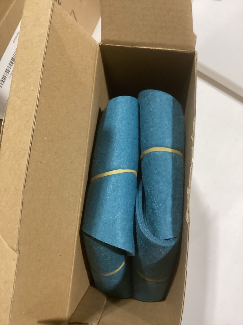 Condition photo showing Good Condition for BYKITCHEN Pot and Pan Protectors, Set of 12 and 3 Different Sizes, Larger & Thicker Felt Pan Protector Pads, Cyan Pot Separators Protectors for Stacking and Protecting Your Cookware Cyan-12pcs