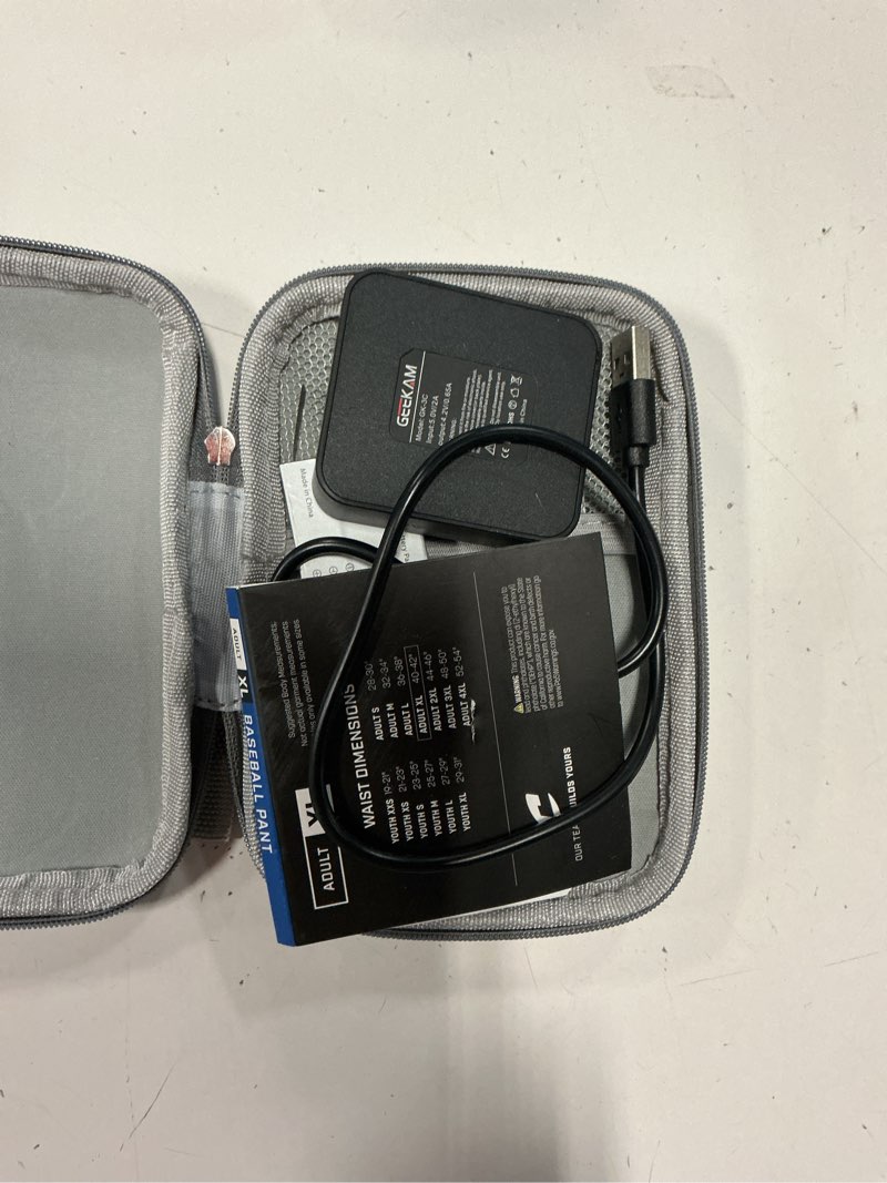 Condition photo showing Good Condition for 3 x 1350mah action camera battery & charger for select cams, rounded-edge | compatible for akaso ek7000/brave 4/v50x, apexcam, cooau, dragon touch, crosstour, campark, apeman, exprotrek, s009r, pg1050