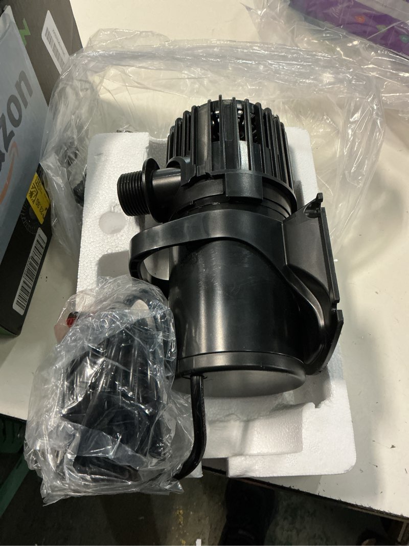 Condition photo showing Good Condition for vivosun 1600 gph submersible water pump, 100w pond pump, ultra quiet aquarium pump with 15ft. lift height for pond, waterfall, fish tank, statuary, hydroponic black round 11"×7"-1600