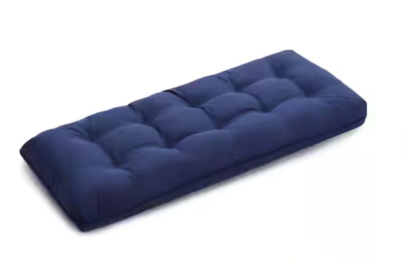 4 inch thick outdoor bench cushion 48x18x4 waterproof patio furniture seat cushion for porch swing window indoor