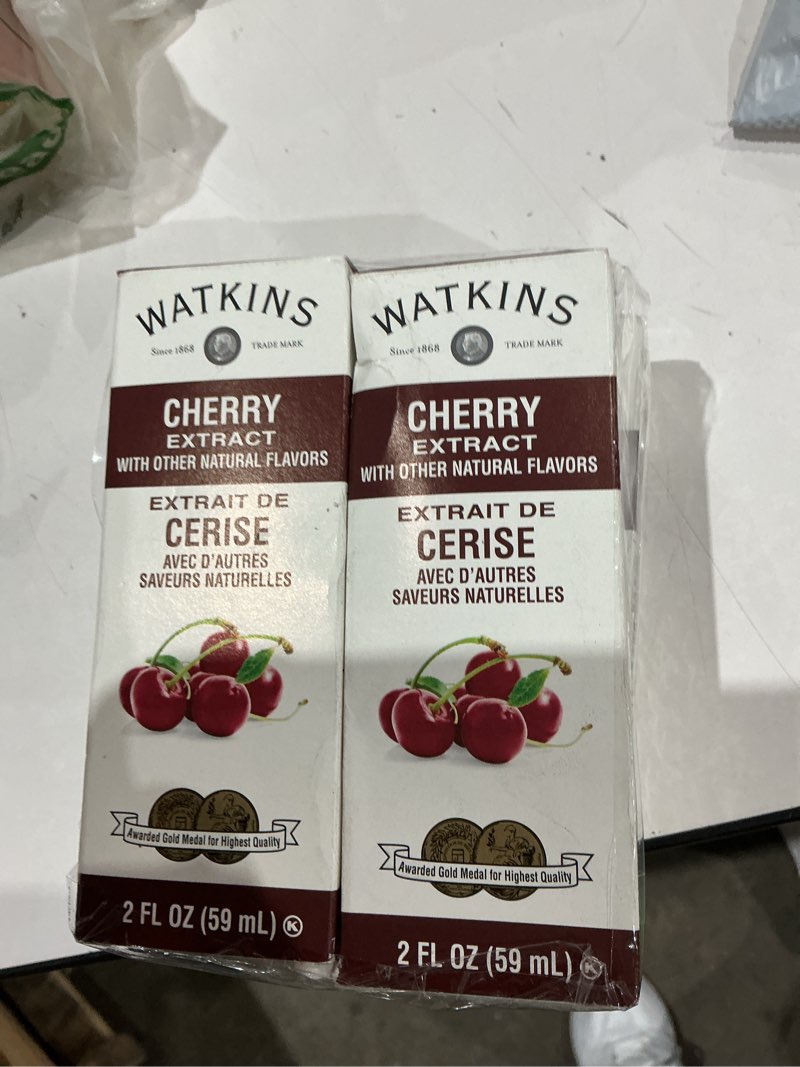 Condition photo showing Good Condition for watkins cherry extract, 2 fl. oz., 1-pack fl oz (pack of 4)