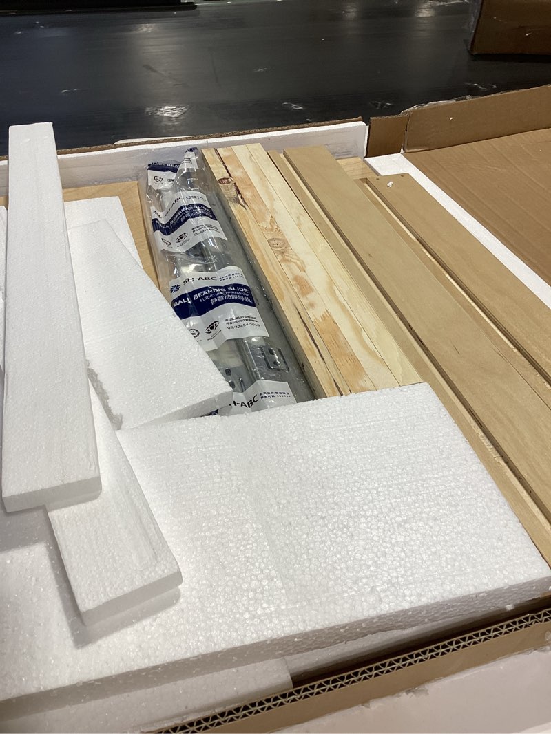 Condition photo showing Good Condition for pull out drawers for cabinet wood slide out cabinet organizer and storage cabinet kitchen drawers slide out shelves pull out shelves in kitchen pantry bathroom with soft close 27"w x 22"d x 3"h side mount 27"w