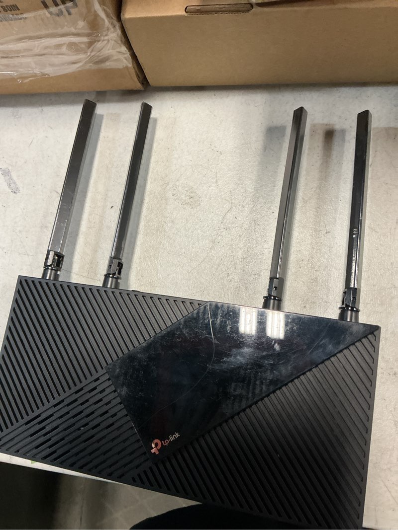 Condition photo showing As Is for tp-link ax1800 wifi 6 router (archer ax21 v5) – dual band wireless internet, gigabit, easy mesh, works with alexa - a certified for humans device, free expert support wifi 6, ax1800