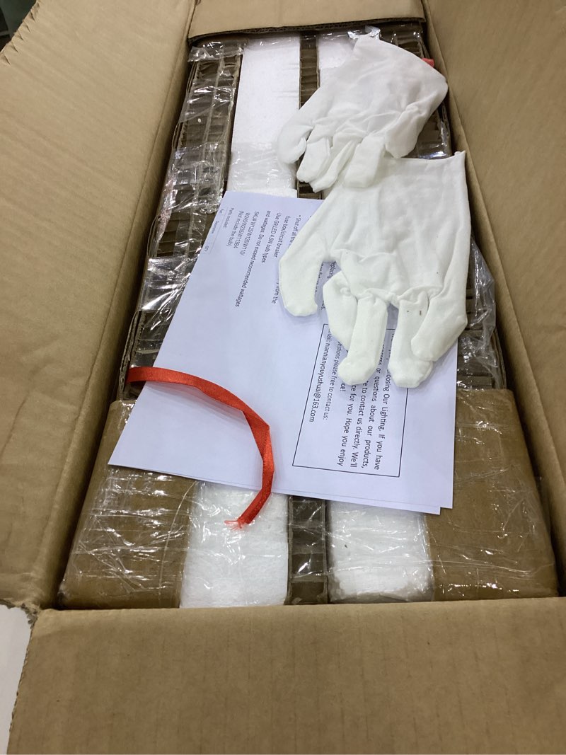 Condition photo showing New/Like New for 2 Pack 2 Light Oval 12" Alabaster Marble Bathroom Wall Sconce Modern Concise Style Wall Light Fixture,Dark Gray Finish for Bedroom Hallway Bedside 2 Pack 12" Dark Gray