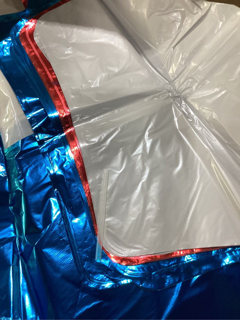 Condition photo showing New/Like New for blue red white star foil balloons decorations, febsnow 30pcs 18 inch 4th of july balloons for independence day patriotic party memorial day birthday decorations supplier red white blue star