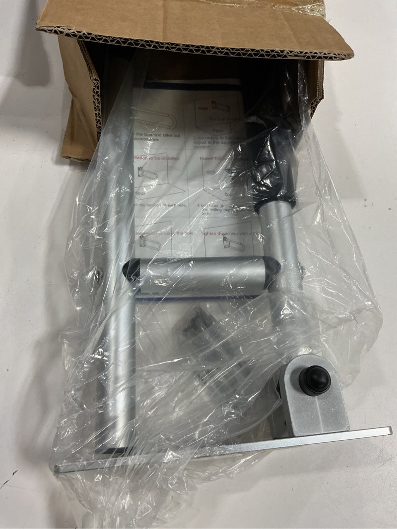 Condition photo showing Good Condition for Handicap Grab Bars Rails 23.6 Inch Toilet Handrails Bathroom Safety Bar Hand Support Rail Handicapped Handrail Accessories for Seniors Elderly Disabled Mounted Bath Grips Aluminum