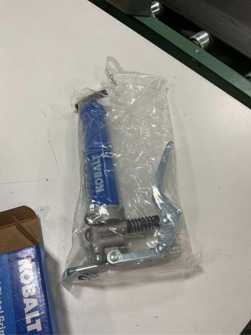 Condition photo showing As Is for kobalt mini manual grease guns 4-in