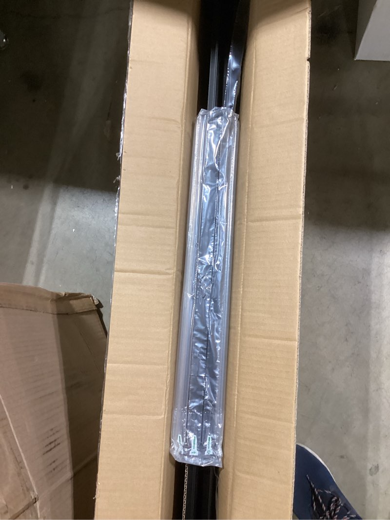 Wutist 48"W x 15"H RV Window Universal W/ Trim Ring and Mesh Screen Sliding Tear Drop Window Dark Te