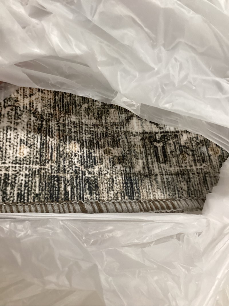 Condition photo showing Good Condition for Loloi Amber Lewis Josie Collection JOS-05 Dove/Gold 2'-0" x 5'-0", .13" Pile Height, Low Profile, Machine Washable, Accent Rug Dove / Gold 2' x 5' (Rectangular)