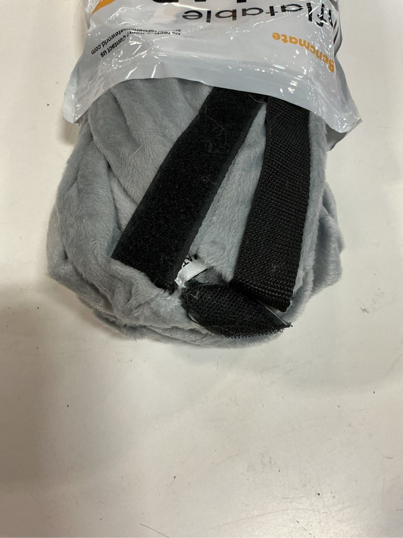 Condition photo showing As Is for bencmate inflatable dog cone collar alternative, soft dog cone for small medium large dogs and cats, neck recovery ecollar donut collar after surgery (x-large, grey) grey x-large [neck:18"-21"]