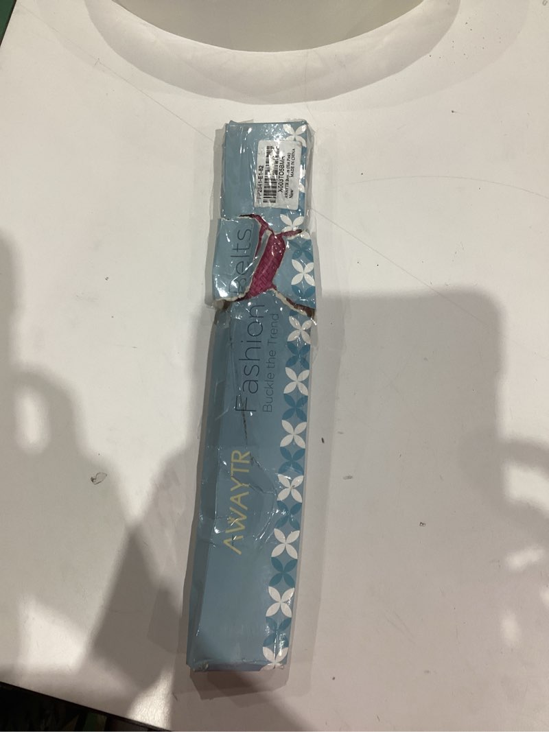 Condition photo showing New/Like New for AWAYTR Boys Elastic Braided Belt - Pin Buckle Stretch Golf Baseball Belt for Boys and Girls Aged 4-12 Years Hot Pink Fit Waist: 16"-22" (Rec 2-5yrs)