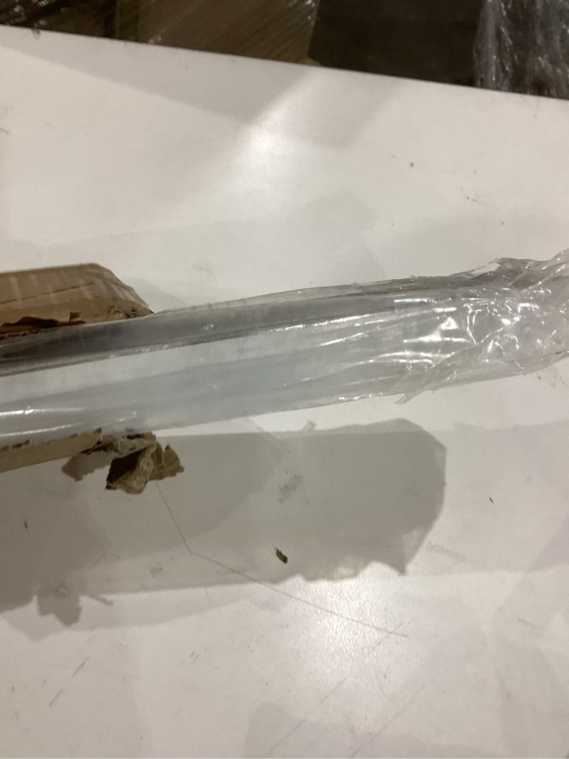 Condition photo showing Good Condition for arch window shade blackout cellular shades half circle moon window covering no drill honeycomb cordless blinds for indoor window room darkening easy install light blocking blinds (1, grey, 48x24inch) 48"w x 24"h grey