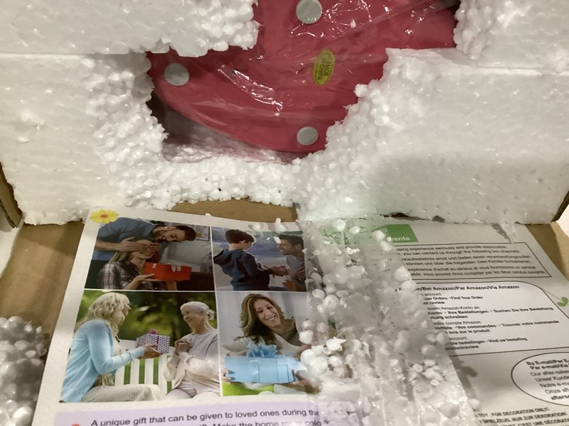 Condition photo showing Good Condition for Nacome Cat Lying Flamingo for Garden Statue: Solar Outdoor Decor Figurine for Clearance Outside Lawn Ornaments Porch Patio Balcony – Gifts for Grandma Mom