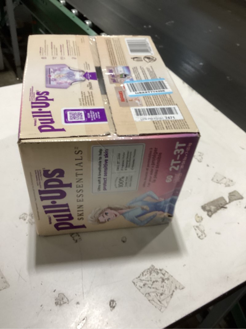 Condition photo showing New/Like New for pull-ups girls' skin essentials potty training pants, training underwear, 2t-3t (16-34 lbs), 60 ct 2t-3t 60