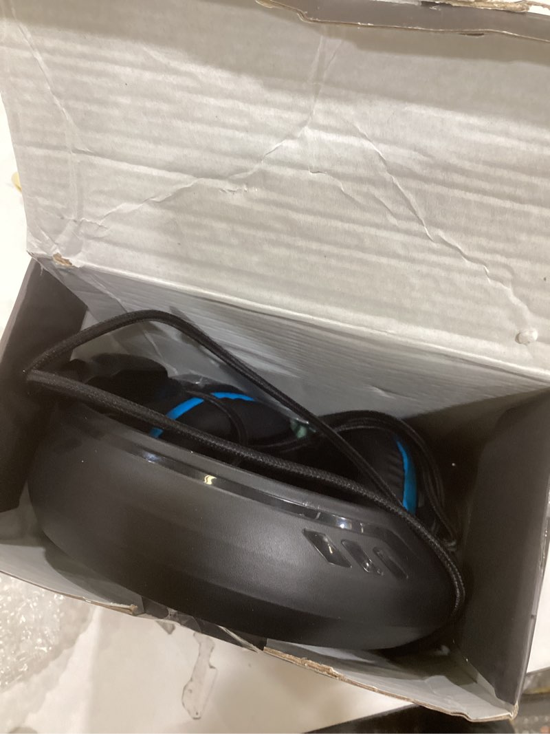 Condition photo showing New/Like New for Gaming Headset for PC, Ps5, Switch, Mobile, Gaming Headphones for Nintendo with Noise Canceling Mic, Deep Bass Stereo Sound Black Blue