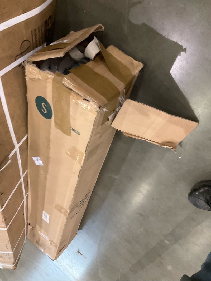 Condition photo showing New/Like New for Zinus 10 Inch Ultima RV Memory Foam Mattress [New Version], Short Queen, Fiberglass Free, Medium Firm Feel, Breathable Memory Foam, Certified Safe Foams & Fabric, Mattress in A Box White 10 Inch New Small Box