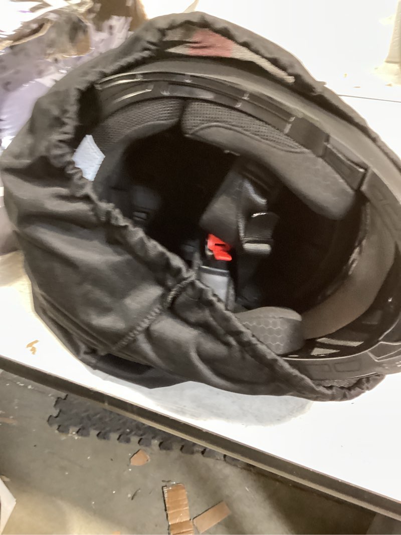 Condition photo showing New/Like New for triangle modular motorcycle helmets for men flip up full face helmet dual visor with internal sunshield dot approved xx-large glossy white