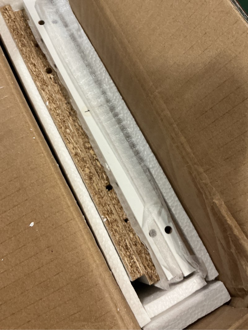 Condition photo showing Good Condition for Whitmor 3 Cube Storage Organizer, 3 Tier Stackable MDF Wood Bookcase, Open Storage Display Bookshelf, Storage Cabinet for Living Room, Bedroom, Home, Office, 12.2" L x 11.7" W x 35.6" H, White White 3 Cube, 12.7"L x 11.7"W x 35.5"H