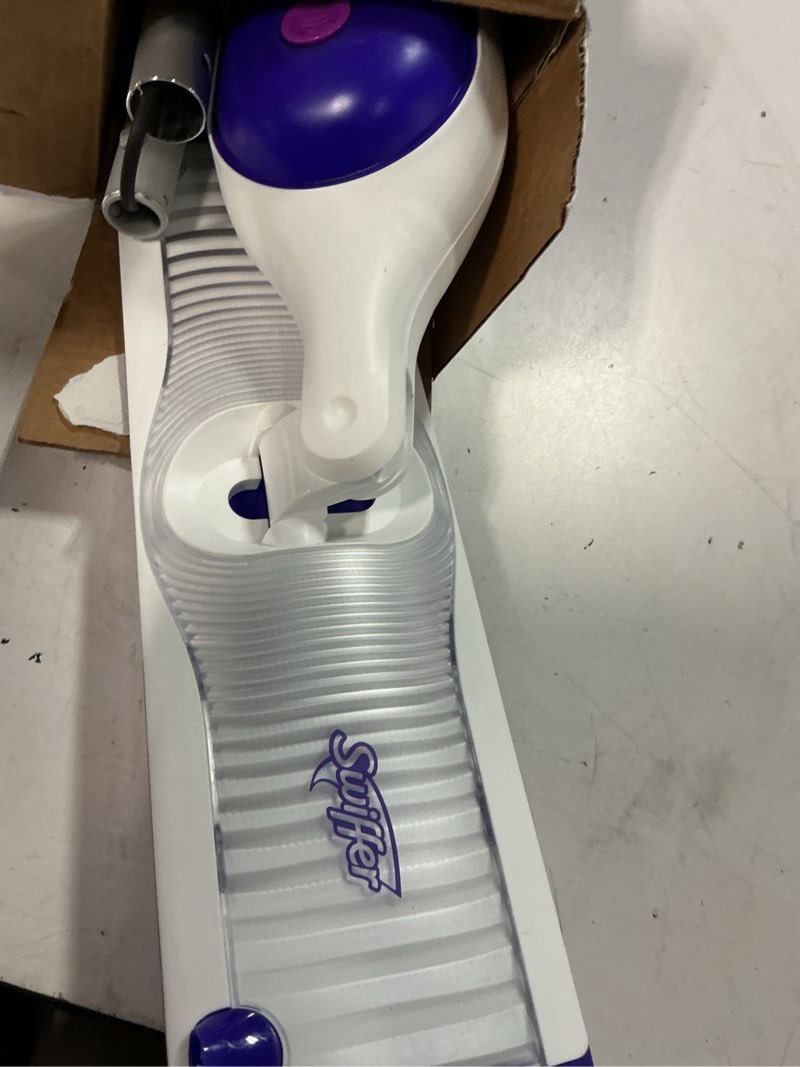 Condition photo showing As Is for swiffer power mop multi-surface kit for floor cleaning  fresh scent
