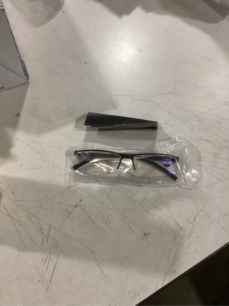 Condition photo showing Good Condition for gaoye executive style reading glasses men - durable readers with blue light filtering- comfortable fit with tr90 frames uv mix 1.5 x