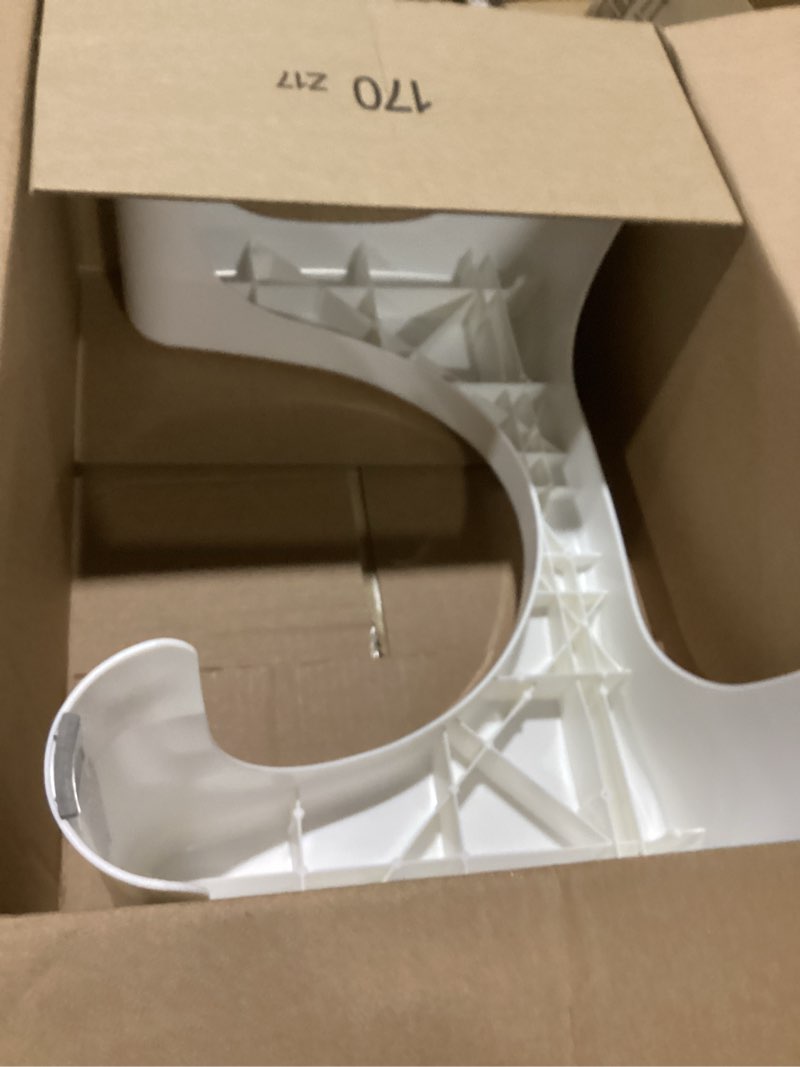 Condition photo showing Good Condition for squatty potty simple curve bathroom toilet stool 7" white