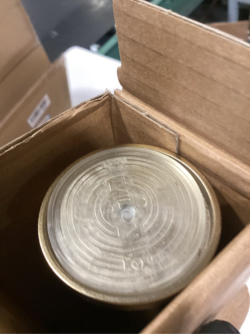 Condition photo showing Good Condition for ivilon tension curtain rod - spring tension rod for windows or shower, 24 to 36 inch. warm gold 24" to 36" warm gold