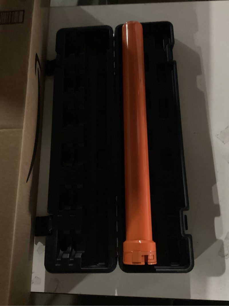 Condition photo showing As Is for Inner Tie Rod Removal Tool, Master Inner Tie Rod Tool Set with 12 Crowfoot Adapters & 1/2 Inch Drive Tube for Tie Rods Remove & Install