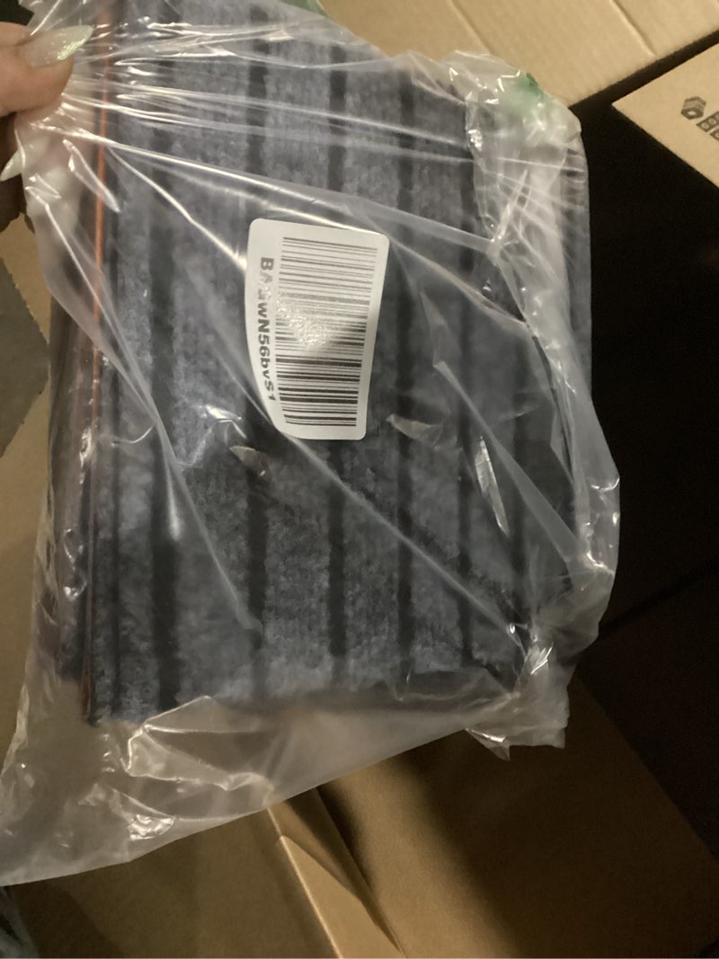 Condition photo showing Good Condition for Durable Corporation-396S2432 Heavy Duty Rubber Fingertip Outdoor Entrance Mat, 24" x 32", Black 2' x 2'8" (Rectangular) Mat