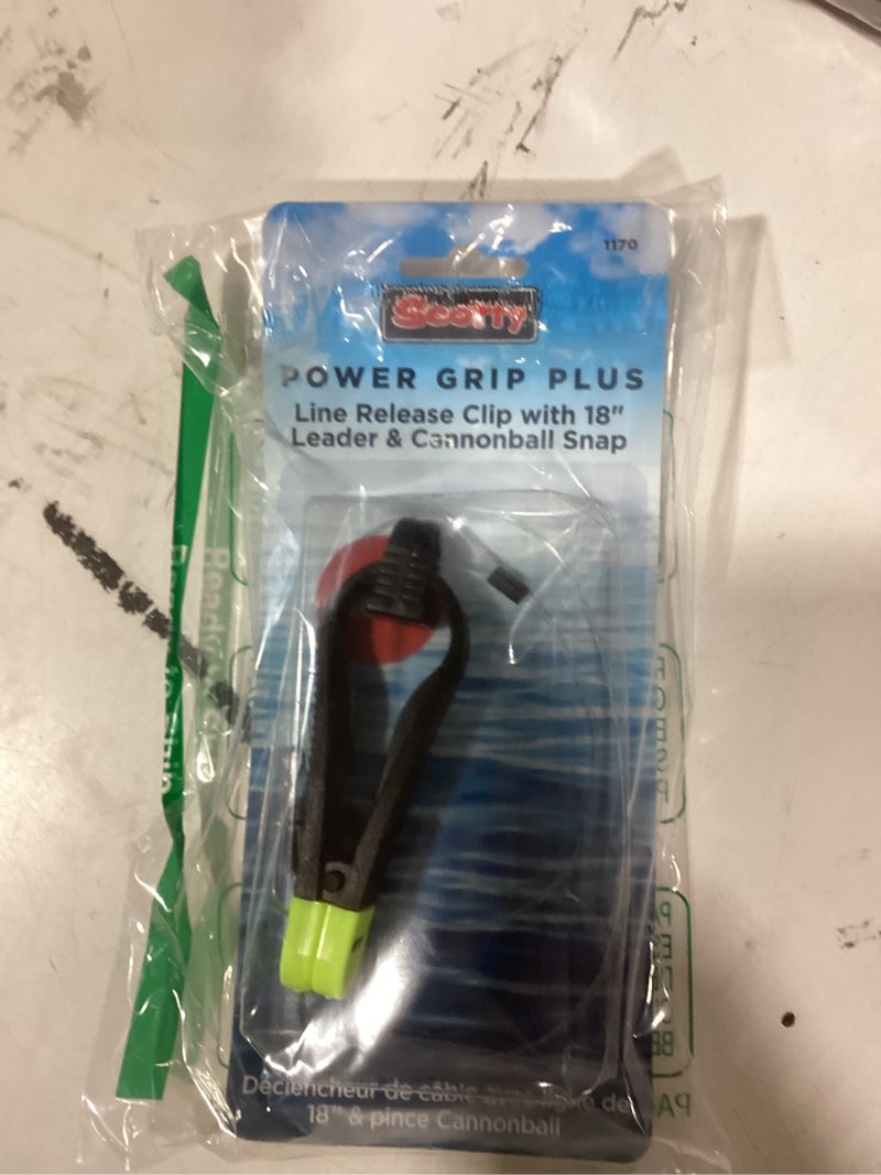 Condition photo showing New/Like New for similar product 18”TopHomer Power Grip Release Clip Fishing Line Snap Clamp, Mini Power Grip Board Mast Release Snap Clip, for Holding Fishing Nylon Line, Carbon Wire, Braided Wire Small