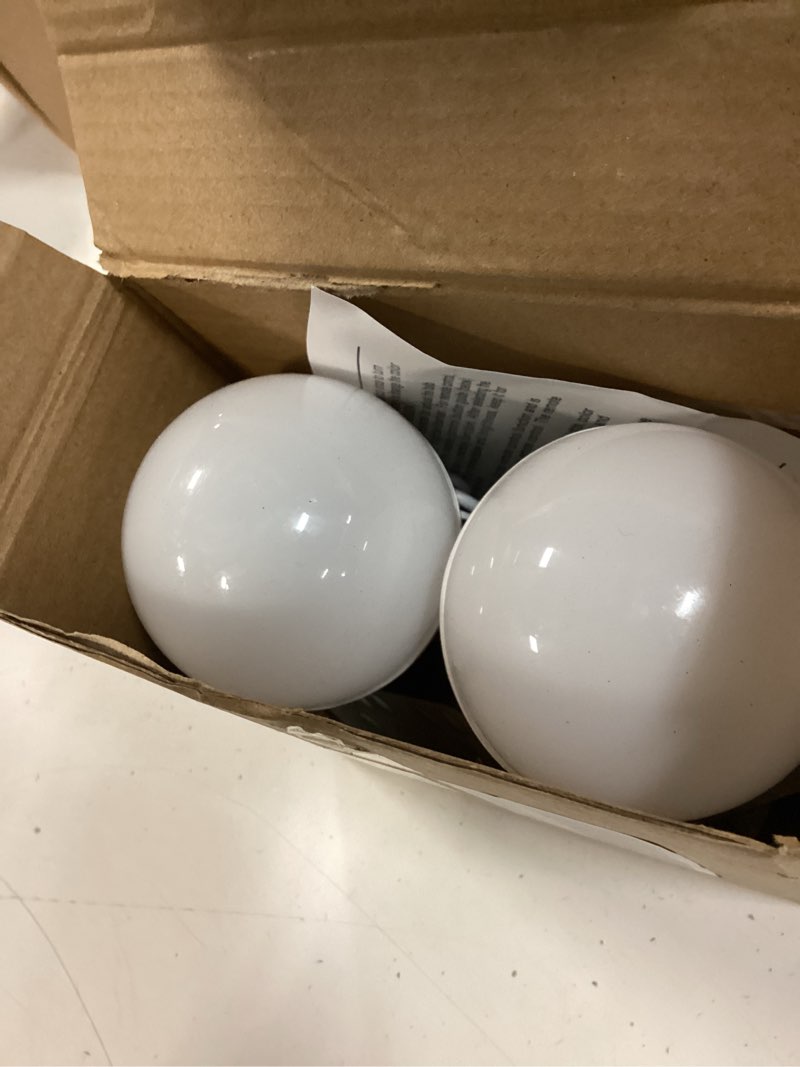 Condition photo showing As Is for HOJOYRI 2Packs Magic Rechargeable Light Bulbs with Remote Control, E26 Cordless Battery Operated Light Bulb for Lamps, Wireless No Electricity Smart Battery Powered LED Bulb, 2200mAh/Dimmable/Timer 2 Pack